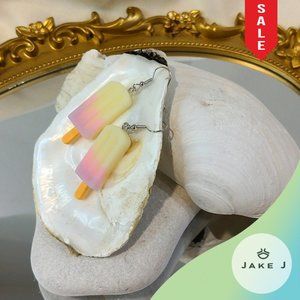 🍑 Hot Yummy Summer Popscicle Fish hook Pendant Earrings